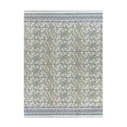 Rackhams Annabelle Cotton Bedspread - Blue - 150cm x 200cm - Blue - 100% Mixed - thumbnail 1
