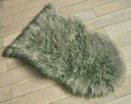 Rackhams Faux Fur Sheep Skin Rug - 50 x 150 - Beige - thumbnail 1