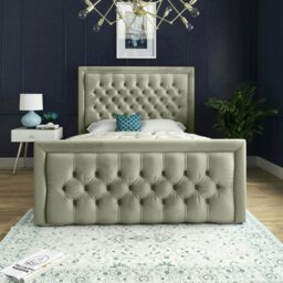 Rackhams Kingston Bed - Small Double - 4ft - Cream - thumbnail 2