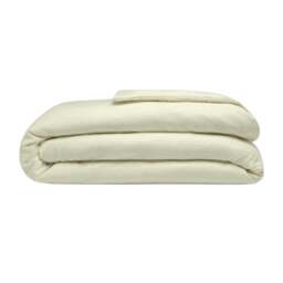 Rackhams Brushed Cotton Duvet Cover - Lemon - Superking - Lemon - 100% Cotton - thumbnail 4