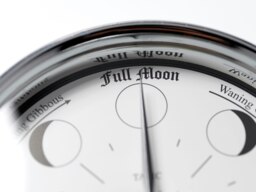 Rackhams Handmade Moon Phase Clock In Chrome With White Dial - thumbnail 5