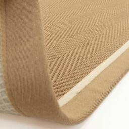Rackhams Bordo Herringbone Jute Linen Rug - 120x170cm - thumbnail 4