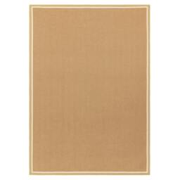 Rackhams Bordo Herringbone Jute Linen Rug - 120x170cm - thumbnail 1