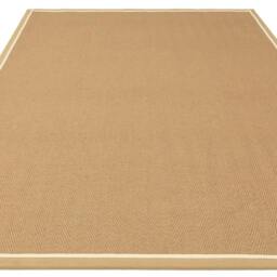 Rackhams Bordo Herringbone Jute Linen Rug - 120x170cm - thumbnail 2