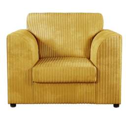 Rackhams Luxor / Ferguson Cord Armchair - Mustard - thumbnail 1