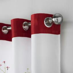 Rackhams Spring Embroidered Voile Curtains - 145cm width x 183cm drop - thumbnail 3