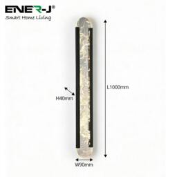 Rackhams 100cm Designer Outdoor LED Wall Light – 42W CCT Tunable & Dimmable – IP65 - thumbnail 3