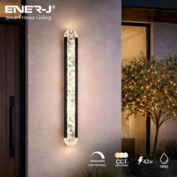 Rackhams 100cm Designer Outdoor LED Wall Light – 42W CCT Tunable & Dimmable – IP65 - thumbnail 2