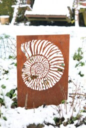 Rackhams Ammonite Fossil Garden Ornament - thumbnail 2