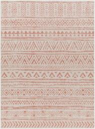Rackhams Eagean-Global Pink Ivory Brown In- & Outdoor Rug - 160cm_diameter - thumbnail 3