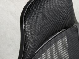 Rackhams Black fabric swivel office chair 4074 - thumbnail 5