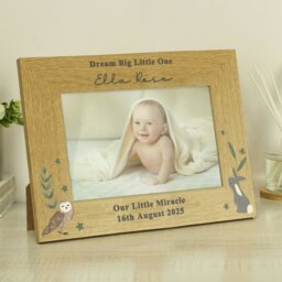 Rackhams Personalised Woodland Animals 6x4 Photo Frame - thumbnail 4