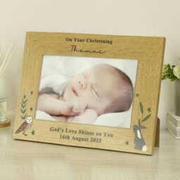 Rackhams Personalised Woodland Animals 6x4 Photo Frame - thumbnail 2