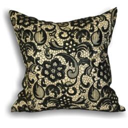 Rackhams Macrame Cushion Cover - Cream - 30x50cm - Cream - 100% Polyester