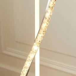 Rackhams Hyde Chrome And Crystal LED Floor Lamp - thumbnail 4