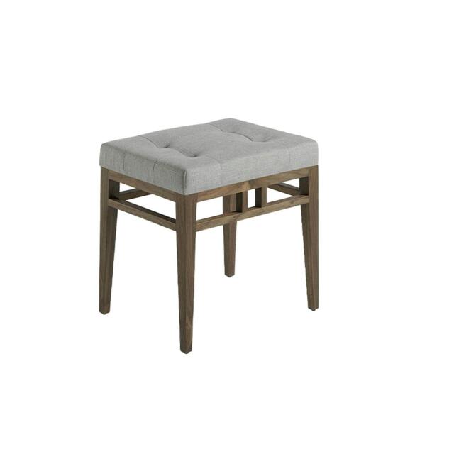Rackhams Grey Fabric Stool 5027 - image 1