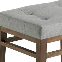 Rackhams Grey Fabric Stool 5027 - thumbnail 5