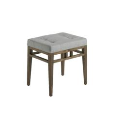 Rackhams Grey Fabric Stool 5027