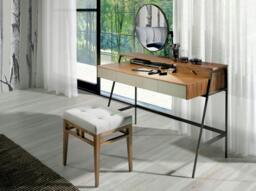Rackhams Grey Fabric Stool 5027 - thumbnail 6