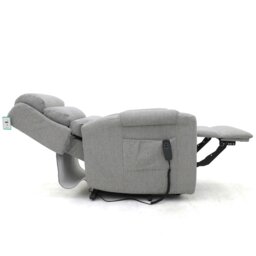 Rackhams Burton Rise and Recline Armchair Electric Dual Motor Grey - thumbnail 4