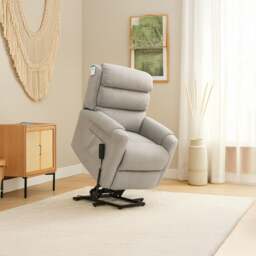 Rackhams Burton Rise and Recline Armchair Electric Dual Motor Grey - thumbnail 1