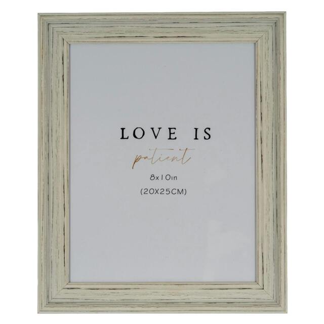 Rackhams Alba Single Photo Frame - White - White - 100% Mixed