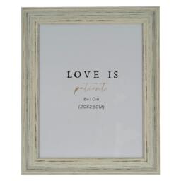 Rackhams Alba Single Photo Frame - White - White - 100% Mixed