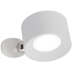Rackhams Small White LED Colour Changing Rechargeable Remote Control Wall Light - thumbnail 1