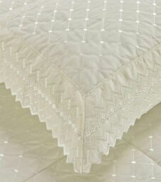 Rackhams Brentford Duvet Cover Set Bedding - Ivory - Double - Duvet Cover Set - thumbnail 4