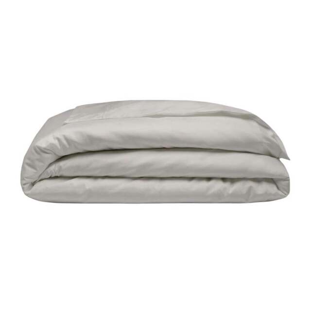 Rackhams 400 Thread Count Egyptian Cotton Oxford Duvet Cover - Oyster - Single - Oyster - 100% Egyptian Cotton - image 1