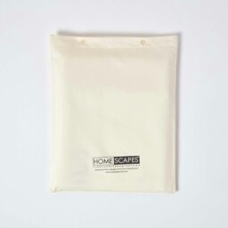 Rackhams Premium 1000 TC Egyptian Cotton Sateen Weave Duvet Cover Set - Cream - Double - thumbnail 5