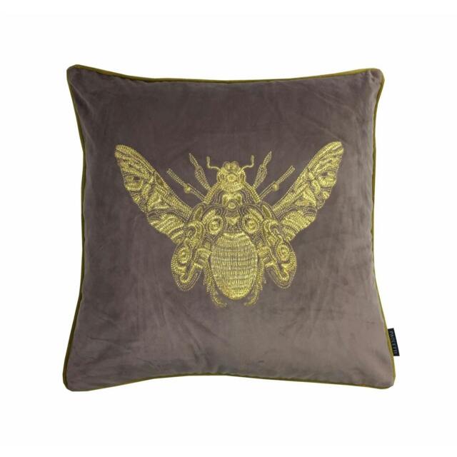 Rackhams Cerana Bee Design Cushion Cover - Dusky Blush - 50 x 50cm - Dusky Blush - 100% Polyester