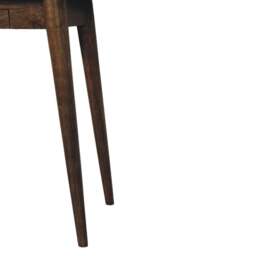 Rackhams Solid Wood Nordic Writing Desk in Classic Grey - thumbnail 5