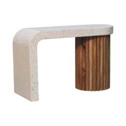 Rackhams Solid Wood Serenity Terrazzo Coffee Table - thumbnail 2