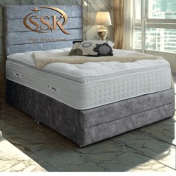 Rackhams Rio Divan Bed Without Mattress Single - Turquoise Plush