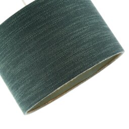 Rackhams Designer Bobbled and Textured Linen Lamp Shade in Dark Emerald Green - thumbnail 4