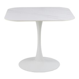 Rackhams Malta Ceramic Square Dining Table in White - 1 - thumbnail 6