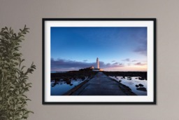 Rackhams The Lighthouse - Framed Print 30 x 20 inch - thumbnail 1