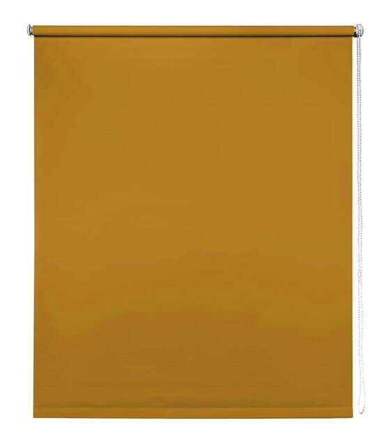 Rackhams Ochre Trimmable Thermal Blackout Roller Blinds - 75cm - image 1