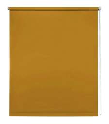 Rackhams Ochre Trimmable Thermal Blackout Roller Blinds - 75cm - thumbnail 1