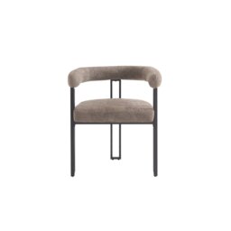 Rackhams Bloom Dining Chair - Taupe - Pack of 2 - Taupe Soft Weave - thumbnail 1
