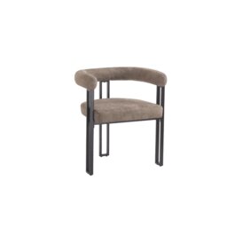 Rackhams Bloom Dining Chair - Taupe - Pack of 2 - Taupe Soft Weave - thumbnail 3