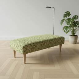 Rackhams Bespoke Hand-Finished Rectangular Stitched Bench – Multi-Functional Ottoman & Coffee Table - 48 x 48 Inches (120 x 120cm) - thumbnail 3