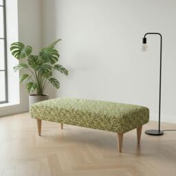 Rackhams Bespoke Hand-Finished Rectangular Stitched Bench – Multi-Functional Ottoman & Coffee Table - 48 x 48 Inches (120 x 120cm) - thumbnail 4