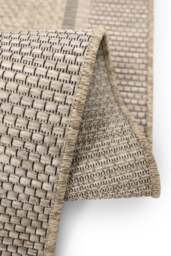 Rackhams Summer Latte Border Rug – Indoor/Outdoor - 80X200 cm - thumbnail 4