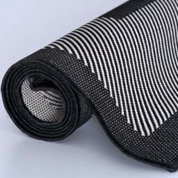 Rackhams Ecology Outdoor Rug Black - 200bl - 120X170 cm - thumbnail 5