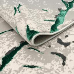 Rackhams Venice Modern Shimmer Rug - Emerald - 200cm x 290cm (6.5ft x 9.5ft) - thumbnail 3