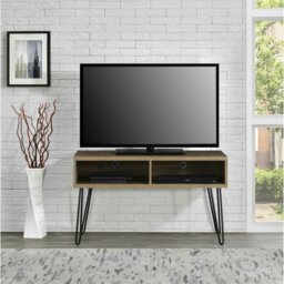 Rackhams Owen Retro TV-Stand Walnut look - Brown - thumbnail 3
