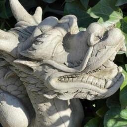 Rackhams Mystical Oriental Dragon Stone Cast Statue Garden Ornament - thumbnail 6
