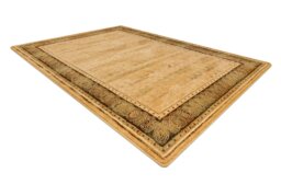 Rackhams Wool Omega Rug - Yellow/Beige - 300cm x 400cm - thumbnail 3